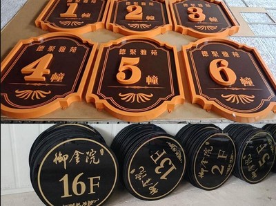 孝義樓號牌良心廠商