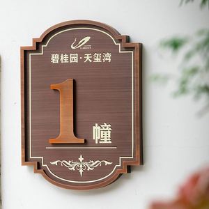 樓號(hào)牌指示牌